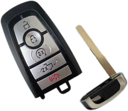 المفتاح الذكي لـ Ford Mustang 2017-2022 ، yikebalog 5 buttons القرب مفتاح التحكم عن بعد FOB FOB for Ford Fusion M3N-A2C93142600 in Kuwait