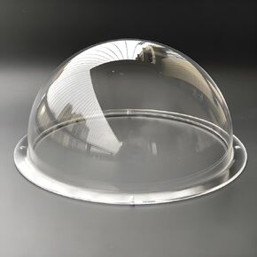 8.6 inch Acrylic Clear Protective Dome Cover Transparent Hemisphere Protective Glass for Surveillance Security Cameras, CCTV Replacement Plexiglass Lens Cap with a Diameter of 219mm