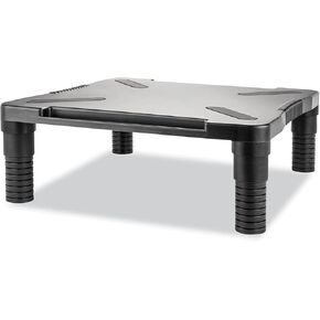 Innovera IVR55010 13.13 in. x 13.5 in. x 4 in. Single Level Monitor Riser - Black
