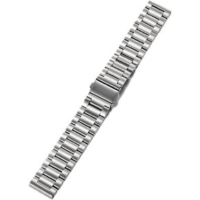 316L 20mm 22mm Stainless Steel Quick Release Watch Band,Falt End Stainless Steel Watch Strap,Black Watch Band Replacement