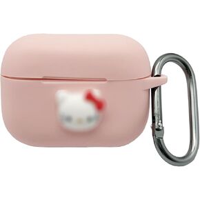 علبة الرسوم المتحركة لـ AirPods Pro 2nd Generation 2022 ، Seadream Kawaii Silicone Detective Cover 3D Cupy Cat Animal Case مع سلسلة مفاتيح معدنية متوافقة مع AirPods Pro 2nd