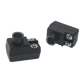 FDXGYH 2 Pcs TV Antenna Connector Matching Transformer F-Type Balun 00 Ohm to 75 Ohm Quick Push-On Plug