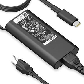 شاحن لجهاز الكمبيوتر المحمول Dell 65W 45W USB C محول الطاقة السريعة ، Chromebook Charger Type C CORM