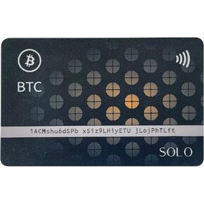 Crypto Card Edition One - Easiest Crypto Wallet - Cold Bitcoin Storage (Pack of 1)