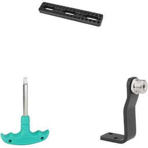 CAMVATE Camera Long Cheese Plate + 5/8'' Male to 1/4'' Female + Straight Screwdriver Assembly Tool