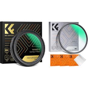 MC UV (Black Frame)+ 49mm Shimmer Diffusion 1 Filter Kit for Fujifilm X100 Series, X100/X100F/X100S/X100T/X100V/X100VI