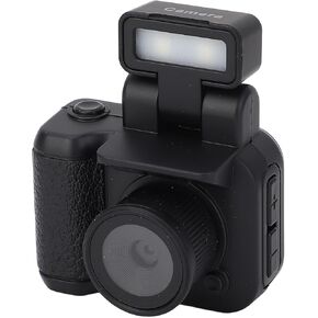 Mini Digital Camera, 1080P Thumb Camera with 1.44In Color Screen, Charging Base, Reversible Flash, Vintage Images, Portable Video Record for School Travel