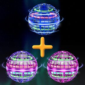 1 Pack Blue Updated Flying Orb Ball, 1 Pack Illusory Purple Flying Orb Ball, 1 Pack Pink Flying Orb Ball, 1 Pack Orange Flying Orb Ball, 2024 Cool Stuff Christmas Birthday Toy Gift, for Kids Age 6 7 8