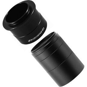 Astromania Astronomical 2"/M52-extension Tube Kit for Cameras and eyepieces - Bundle with - 2" T-2 Focal Camera Adapter Ⅱ for SLR Cameras