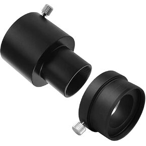 Astromania 0.965" to 1.25" Adapter - Bundle with - 2" to 1.25" Telescope Eyepiece Adapter