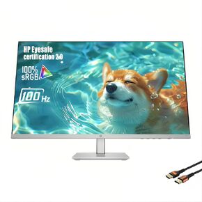 HP Series 5 527sh - Height Adjust Monitor 94C50AA#ABA (Replaces M27h) with Docztorm Dock - 100Hz 300 Nits - 99% sRGB Color Gamut - 27" FHD IPS (1920x1080) Eye Ease with Eyesafe Certification