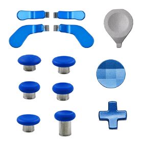 13 in 1 Elite Controller Paddles for Xbox Elite Series 2 Component Set for Xbox Elite Series 2 Core Controllers with 6 Metal Thumbsticks & Tool, 2 D-Pads, 4 Paddles (Blue)