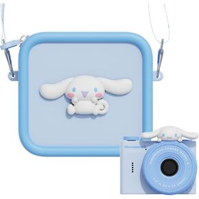 Cinnamoroll Mini Digital Camera for Kids, Cinnamoroll Bag Bundle - Model A by Kidamento