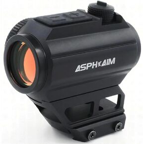 Red Dot Sight 7 Reticle 2&52MOA 12 Brightness Shake Awake Parallax-Free Waterproof 2 Mount Aspherical Lenses