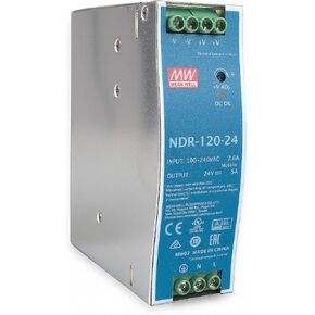NDR-120-24 120 W 24 V 5 A DIN Rail Power Supply DIN-Rail