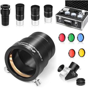 Astromania Astromania Telescope Accessory Kit 2 Inch - Bundle with - 2-Inch Eyepiece Extension Tube Adapter 35mm