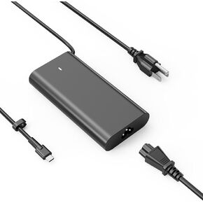 Slim 100W USB-C Type-C Laptop Charger DA100PM220 for Dell Latitude 5340 5440 5540 7340 7440 7640 9440 2-in-1 Precision 3480 3580 3581 5480 5680 Inspiron 14 16 5000 5430 5630 7000 7430 7440 Power Cord
