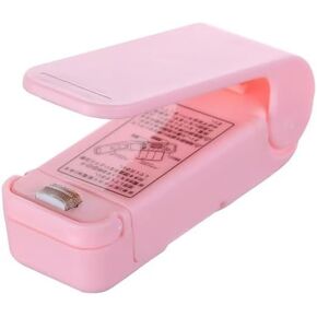 Mini Portable Bag Sealer, Heat Vacuum Food Storage Sealer Machine, Pink