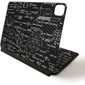 Mighty Skins Carbon Fiber Skin Compatible with Magic Keyboard iPad Pro 11-inch (2020) - Mathematical | Protective, Durable Textured Carbon Fiber Finish | Easy to Apply | Made in The USA