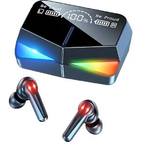 Wireless Earbuds,Wireless Headset, Waterproof, Earphones, LED Battery Display auriculares,3D Stereo Audio Full Touch Screen Headset, Bluetooth Headphones (RE-M28-C3)