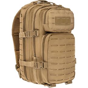 Military Tactical Backpack for Men 35L Small Molle System Water Resistant 3 Day Survival Assault Pack for Bug Out Bag Rucksack Travel Hiking Camping Gym Range Trekking Hunting Sport Work (Black) in Kuwait