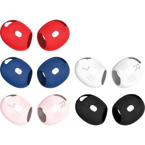 Geiomoo Silicone Ear Tips for Air Pods 4, Replacement Eartips Earbuds Earpads Cover (5 Pairs)
