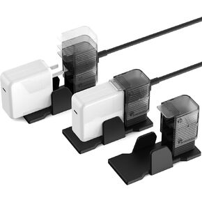 شحنة سطح المكتب Moshou لشاحن Aohi 140W Gan USB C ، حامل كتلة شاحن GAN قابل للتعديل مع سلك التمديد ، حامل المنظمات المكتبي متوافق مع ، (أسود) in Kuwait