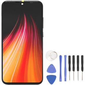 LCD Screen Replacement for Redmi Note 8 M1908C3JH M1908C3JG M1908C3JI, 6.3in Digitizer Assembly with Disassembly Tool, 3D Touch Function (with Frame)