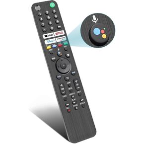 for Sony TV Remote Replacement RMF-TX800U Series, for All 2019-2024 Sony Remote for Smart TV with Voice Control, with YouTube, Netflix, Disney+, Prime Video Quick Buttons