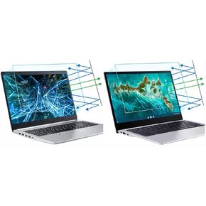 F forito 2pcs anti Blue Light Light Luctop Protector 15.6 inch 16: 9 and 13.3 inch 16: 9