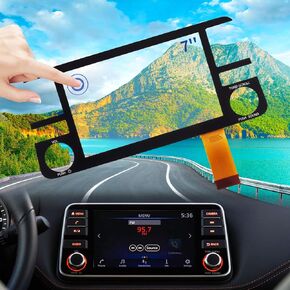 7" Touch Screen Replacement for 2018-2022 Nissan Kicks Versa Platinum Radio Digitizer Screen, fit Bosch AIVICMFB0 N OEM Navigation System Radio Touchscreen 2591A5RL0A 2591A5RL0B 2591A5RL1A
