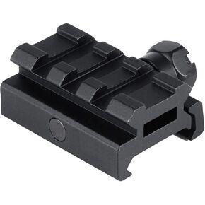 Monstrum Low Profile Picatinny Riser Mount (0.5" H x 1.5" L), for Red Dots