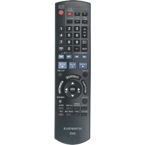 EUR7659T50 Replaced Remote Control fit for Panasonic DVD Recorder Diga DMR-EZ17 DMR-EZ17K DMREZ17 DMREZ17K DMR-EZ17P