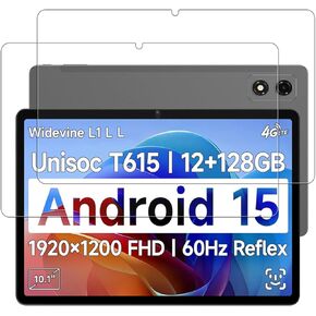 [2 Pack] Screen Protector for BNCF Android 15 10 Inch Tablet Tempered Glass Film, Screen Protector for BNCF Android 15 10 Inch Anti-Scratch & Sensitive & 9H Hardness