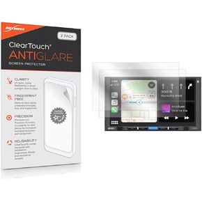 BoxWave Screen Protector Compatible with Jensen CAR710 - ClearTouch Anti-Glare (2-Pack), Anti-Fingerprint Matte Film Skin for Jensen CAR710, Jensen CAR710, CAR710X, CAR710W