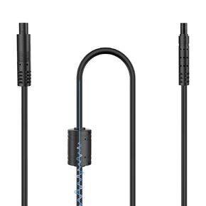 YQMAJIM 4Pin Dash Cam Rear View Camera Extension Cable,(4P 9Ft) Backup Camera Extension Wire with Magnetic Ring,Mirror Dashcam Rearview Extension Cord,Reverse Back up Cam Cable Extension