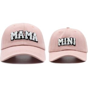 Waldeal Mama and Mini Hats, Parent-Child Baseball Cap Set, Mom and Baby Matching Gift, Mommy and Me Hat, Mother Daughter Cap