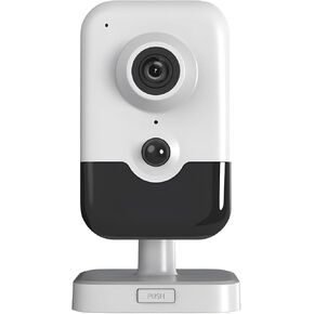 8MP Network IP Security Camera 2.8mm Cube Camera DS-2CD2483G2-I-2.8MM with SD Slot and Audio Option 2 Way Talk, POE 12V Required. Bracket Included.