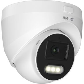 ARENTI 8MP 4K Outdoor Security Camera - PoE IP Surveillance Camera with AI Human/Vehicle/Pet Detection, 110° Wide Angle, 32ft Full Color Night Vision, 4mm Lens, IP66 Weatherproof for Home Security