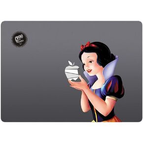 Snow White in Dress Holding Apple Vinyl Sticker Decal for 11" 12" 13" 14" Inch MacBook with Anti-Scratch & Anti-Fading Coating