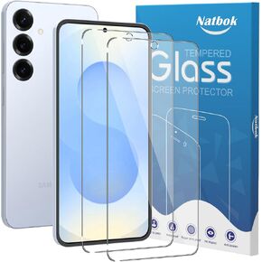 2 Pack Compatible with Samsung Galaxy S25/Galaxy S24 5G Screen Protector,Full Coverage 9H Tempered Glass Film,HD Clear Scratch Resistant,Bubble-Free for Galaxy S25 Screen Protector