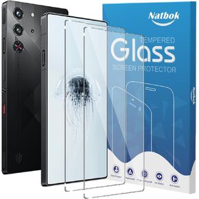 2 Pack Compatible with Red Magic 10 Pro/Pro+ Screen Protector,Full Coverage 9H Tempered Glass Film,HD Clear Scratch Resistant,Bubble-Free for RedMagic 10 Pro/Pro+ Screen Protector