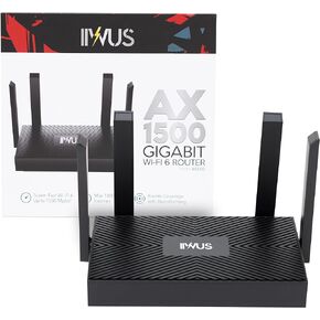 AX1500 Gigabit WiFi Router, WiFi 6 Gaming Router, Secure Router with VPN Technology, Dual-Band 1.5 Gbps, 4 Antennas, MU-MIMO, Connect Up to 60+ Devices