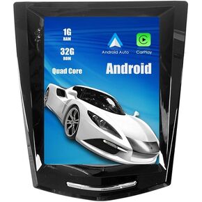 Kunfine Tesla Style Car CarPlay Android Auto Navigation Stereo GPS Radio Reverse Camera 9.7" IPS Touchscreen Headunit Tablet Media Player For Cadillac ATS XTS 2013-2018, if Applicable Quad Core 1G+32G