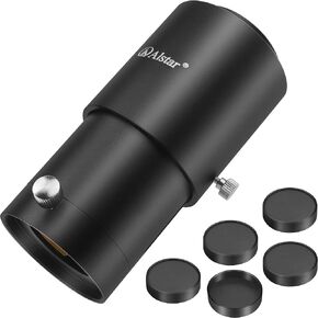 Alstar 2" Adjustable Extention Tube Camera Adapter - Bundle with - 5 Pcs Dust Caps