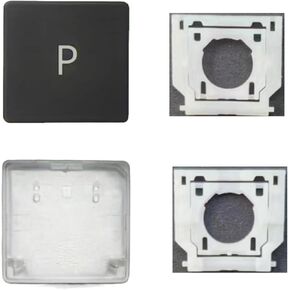Replacement Letter P Keycap Keys and Hinges Compatible for Surface Laptop 3/4/5 13.5/15inch 1867 1868 1872 1873 1950 1951 1952 1953 Keyboard P Key Cap (Black)