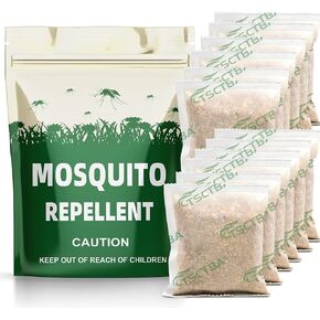 Mosquito Repellent Pouches, Mosquito Repellent for Patio, Mosquito Repellent Outdoor Patio, Mosquito Deterrent Indoor,Mosquito Control, Keep Mosquitoes Away from Home,Patio,Camping,Car&More-8P
