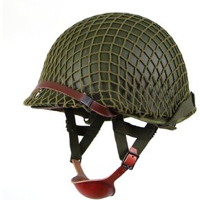 Airborne WW2 US M1C Helmet with Cover 506th Parachute Jump Version