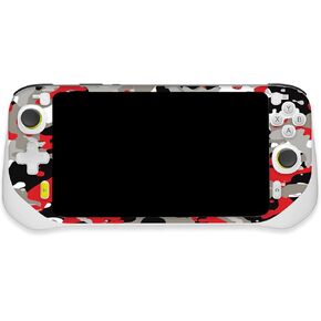 MightySkins Skin Compatible with Logitech G Cloud Gaming Handheld - Red Camo | Protective, Durable, and Unique Vinyl Decal wrap Cover | Easy to Apply, Remove, and Change Styles | Made in The USA