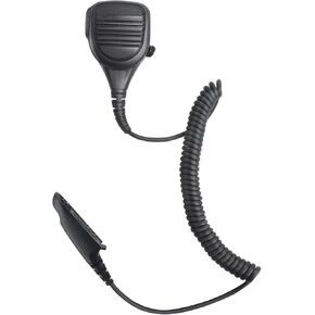 Two Way Radio Shoulder Mic Remote Speaker Microphone with 3.5mm Audio Jack for Motorola ht750 ht1250 Walkie Talkie (Black), RE026